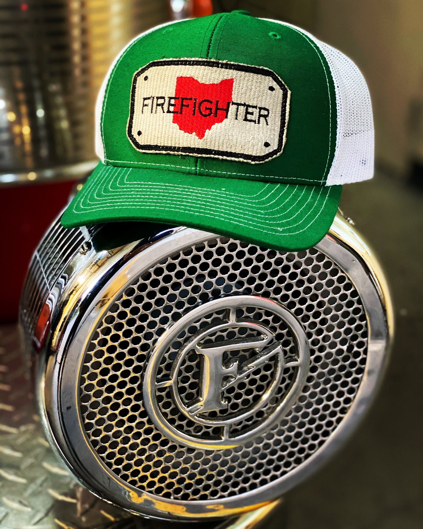 "The States" Firefighter Hose Hat